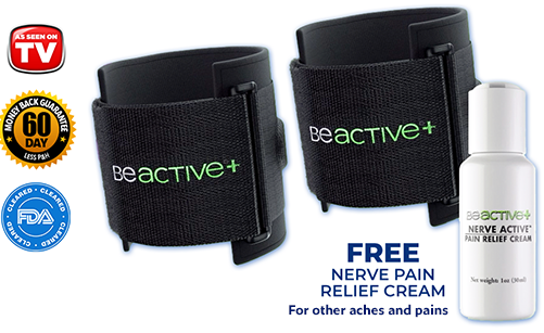 2 BeActive Plus and Free Nerve Pain Relief Cream - As Seen On TV, FDA Approved. 60 Day Money Back Guarantee
