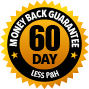 60 Day Money Back Guarantee Less P&H